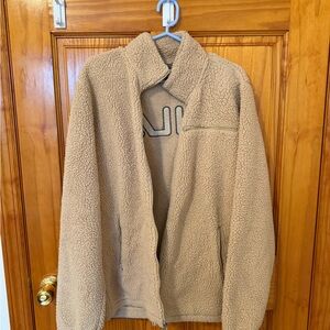 Tan Fleece Men's Sweater